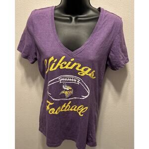 Women’s Team NFL Minnesota Vikings VNeck‎ Size Medium